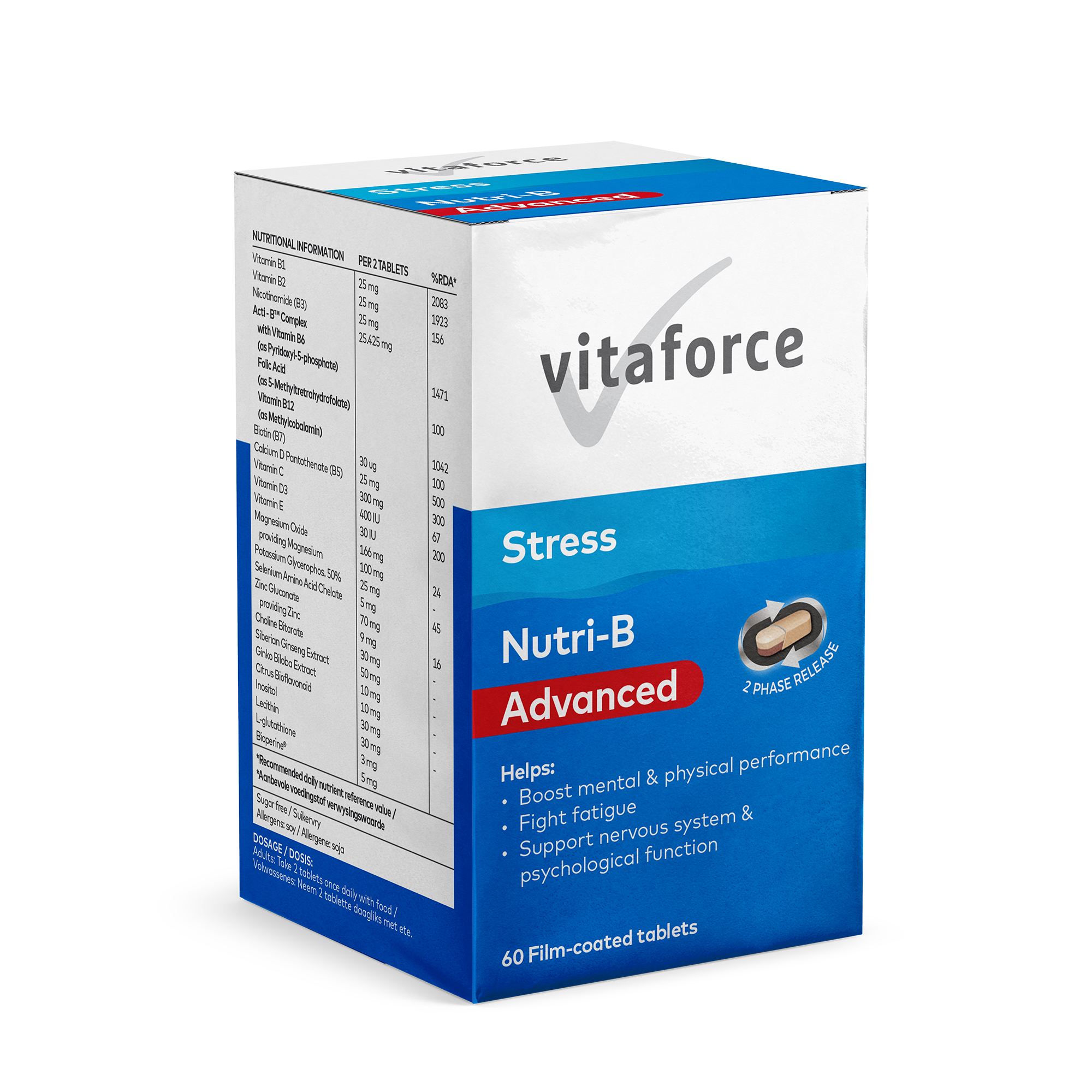 Buy Vitaforce Nutri B - Advanced 60 Tabs Online | King Online | South ...