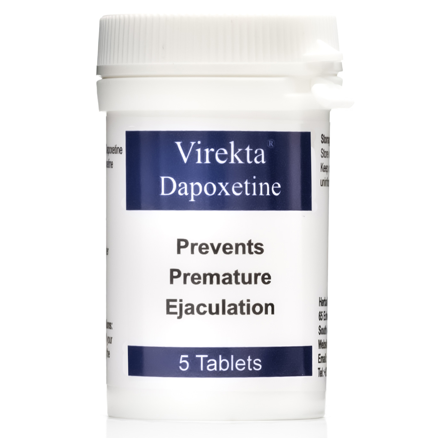 Virekta Dapoxetine 5 Tablets King Online