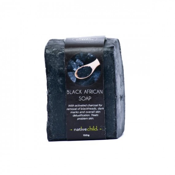 Black African Soap with Activated charcoal - 150g