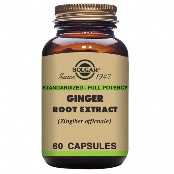 Ginger Root Extract Vegetable Capsules (60)
