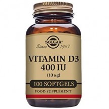 Vitamin D3 10ug Softgels (100)
