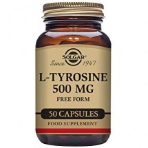 L-Tyrosine 500mg - 50 Vegetable Capsules