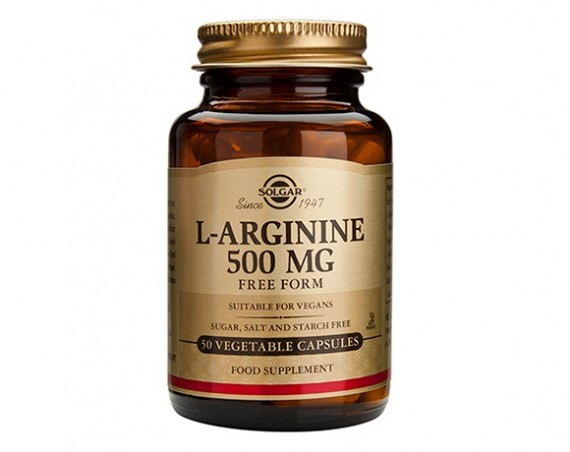 L-Arginine 500mg Vegetable Capsules (50)