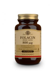 Folacin  (Folic Acid) 800ug - 100 Tablets