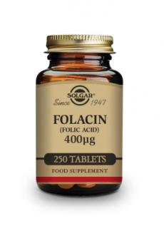 Folacin (Folic Acid) 400 µg Tablets - Pack of 250