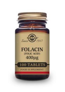 Folacin (Folic Acid) 400 µg Tablets - Pack of 100