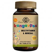 Kangavites  Complete Multivitamin & Mineral Formula for Children (Tropical Punch) Chewable Tablets - Pack of 60