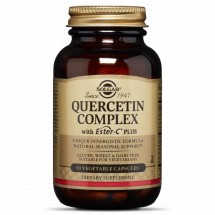 Quercetin Complex with Ester-C Plus Vegetable Capsules-Pack of 50