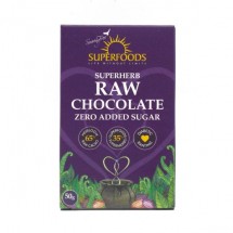 Organic Raw Chocolate Zero Added Sugar 50g