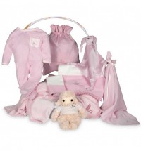 Dreams Classic Baby Basket (Pink)(0-6 Months)