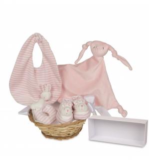 BebedeParis Sweet Baby Basket (Pink)(0-6 months)