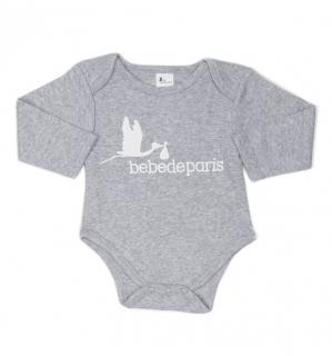 Baby Coloured Bodysuite(3-6 months)Grey