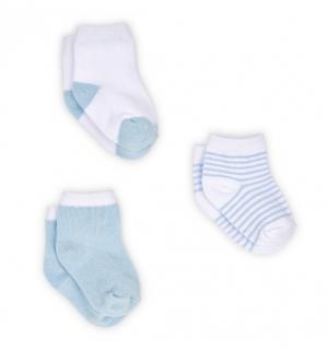 Baby Socks Set (3 Pairs)(0-3Months)(Blue/white)