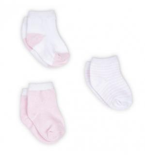 Baby Socks Set (3 Pairs)(0-3Months)(Pink/white)