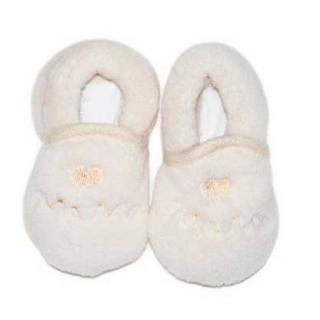 Baby Slippers/Booties (Size 1)(Brown)