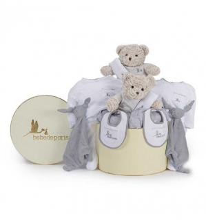 Twins Classic Baby Hamper (Grey)(0-6 Months)