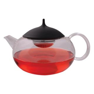 The Tea Merchant 850ml Glass Teapot With Duck Egg Infuser