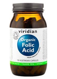 Organic Folic Acid 90 Veg Caps