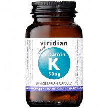 Vitamin K 50ug - 30 Vegetable Capsules