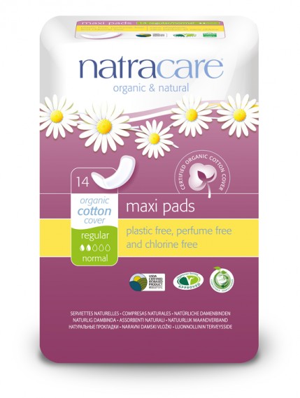 Natracare Organic Cotton Regular Maxi Pads (14)