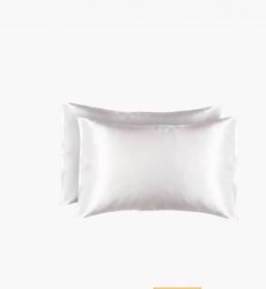 Satin Pillow Case (Double Pack) - White