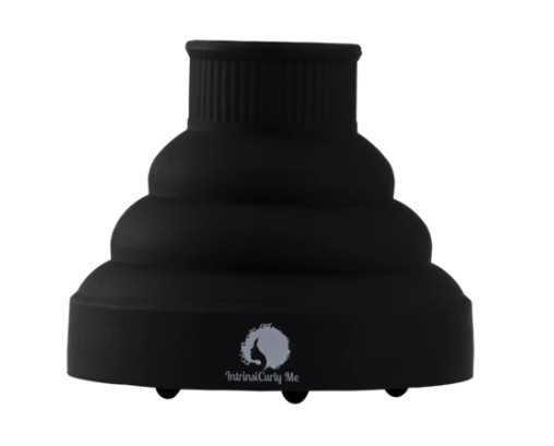 Universal Collapsible Silicone Diffuser - Black