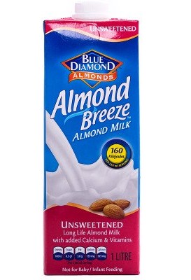 6-Pack Unsweetened Almond Milk -1L