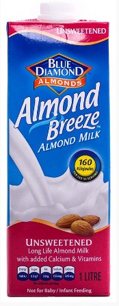 6-Pack Unsweetened Almond Milk -1L