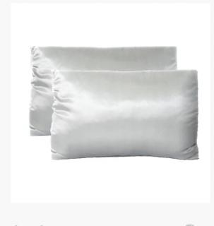 Satin Pillow Case (Double Pack) - Grey