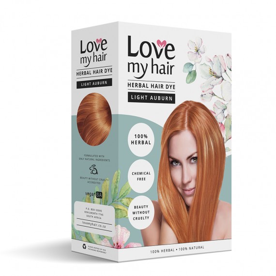 Light Aurburn â€“ 100% Herbal hair dye- 100g