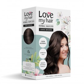 Dark Brown Ã¢â‚¬â€œ 100% Herbal hair dye  - 100g