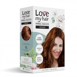 Brown Ã¢â‚¬â€œ 100% Herbal hair dye - 100g