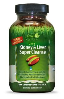 2-IN-1 Kidney & Liver Super Cleanse - 60Liquid Softgels