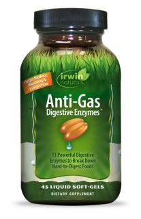 Anti-Gas Digestive Enzymes - 45 Liquid Softgels