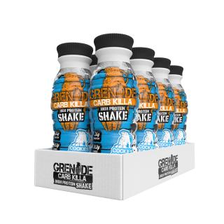 Carb Killa High Protein Shake  - Cookies & Cream - Pack of 8