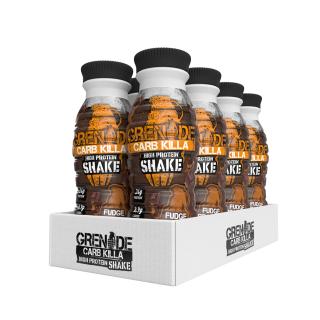 Carb Killa High Protein Shake  - Fudge Brownie- Pack of 8