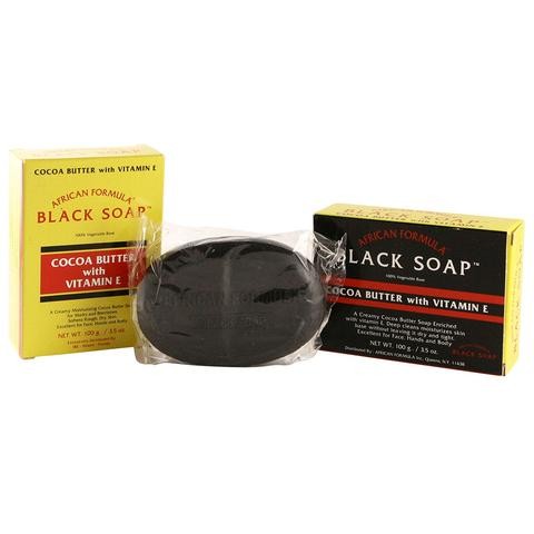 Black Soap Cocoa Butter with Vitamin E 100g