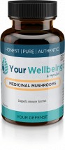 Medicinal Mushrooms - 645mg - 60 Vegetable Capsules