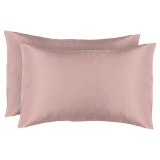 Satin Pillow Case (Double Pack) - Pink