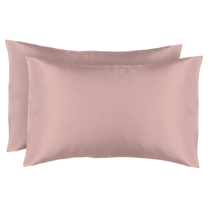 Satin Pillow Case (Double Pack) - Pink | King Online