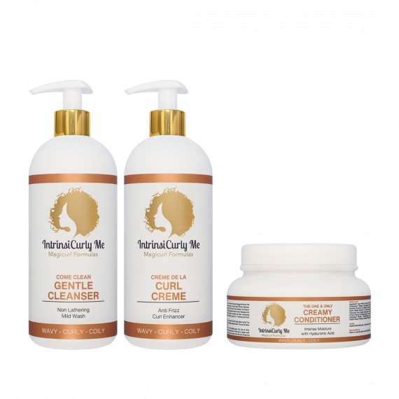 Triple Combo (Gentle Cleanser, Creamy Conditioner, Curl Creme)