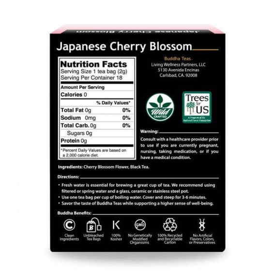 Japanese Cherry Blossom Tea - 18 Teabags