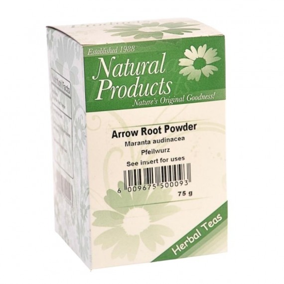 Dried Arrowroot Powder (Maranta arundinacea) -75g