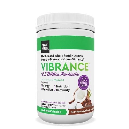 Green Foods & Probiotics Coconut VIBRANCE - Chocolate Coconut