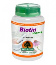 Biotin 300mcg - 30 Capsules