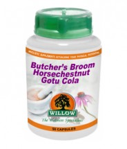 Butchers Broom / Horsechestnut / Gotu Cola - 50 Capsules