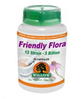 Friendly Flora 12 Strain 5 Billion - 60 Capsules