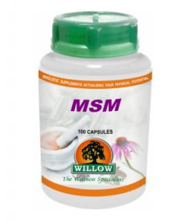 MSM (Methylsulphonylmethane) - 100 Capsules