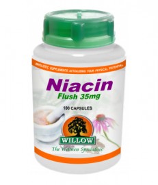 Niacin Flush 35mg - 100 Capsules