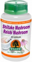 Shiitake & Reishi Mushroom - 60 Capsules
